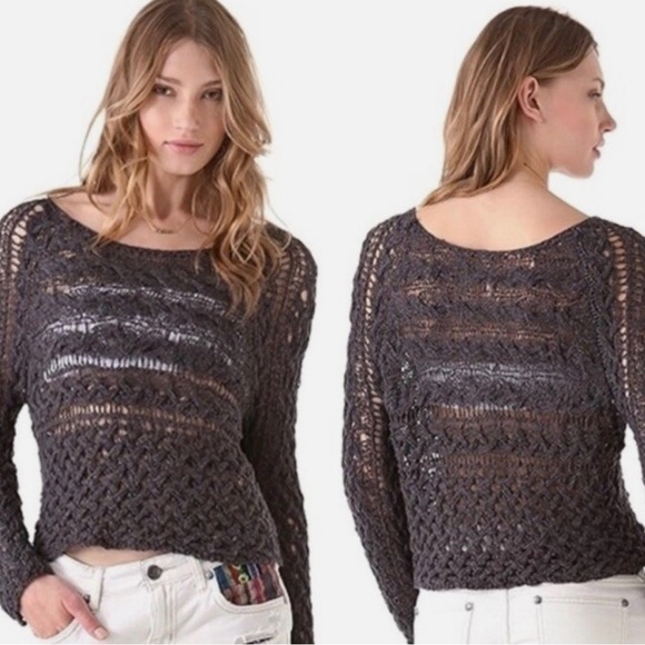 Free people knitted sweater Size Large - Picture 1 of 15